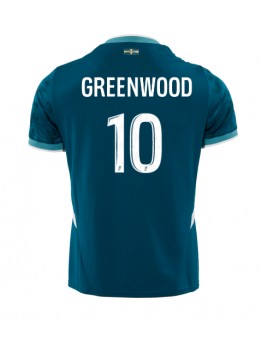 Olympique de Marseille Mason Greenwood #10 Replika Borta Kläder 2024-25 Kortärmad